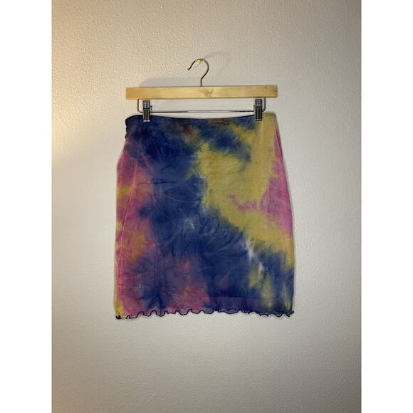 Rue 21 Dresses & Skirts - RUE 21 Size Large Womens Y2K Tie Dye Mini Skirt 90’s Style
